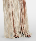Xu Zhi Fringed maxi skirt
