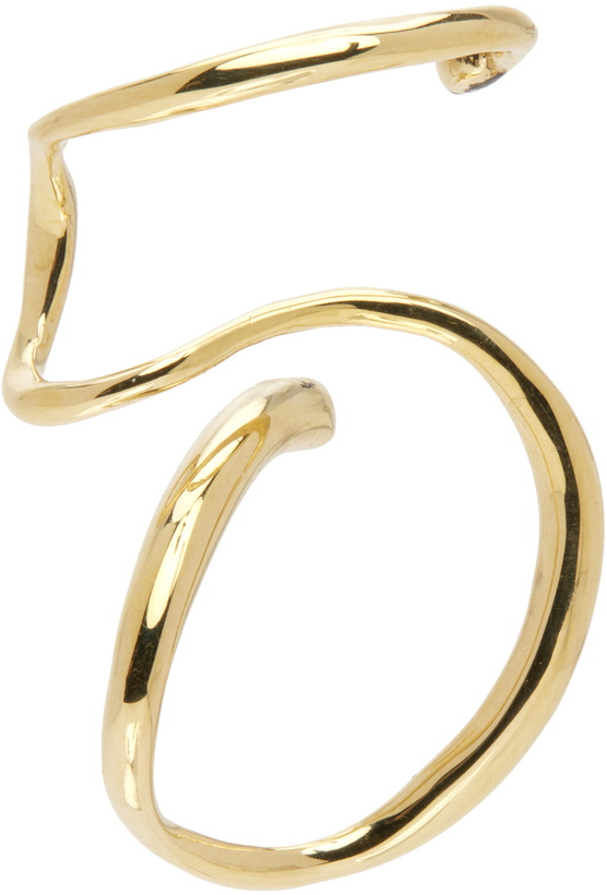 Photo: FARIS Bronze Cursive Single Earring