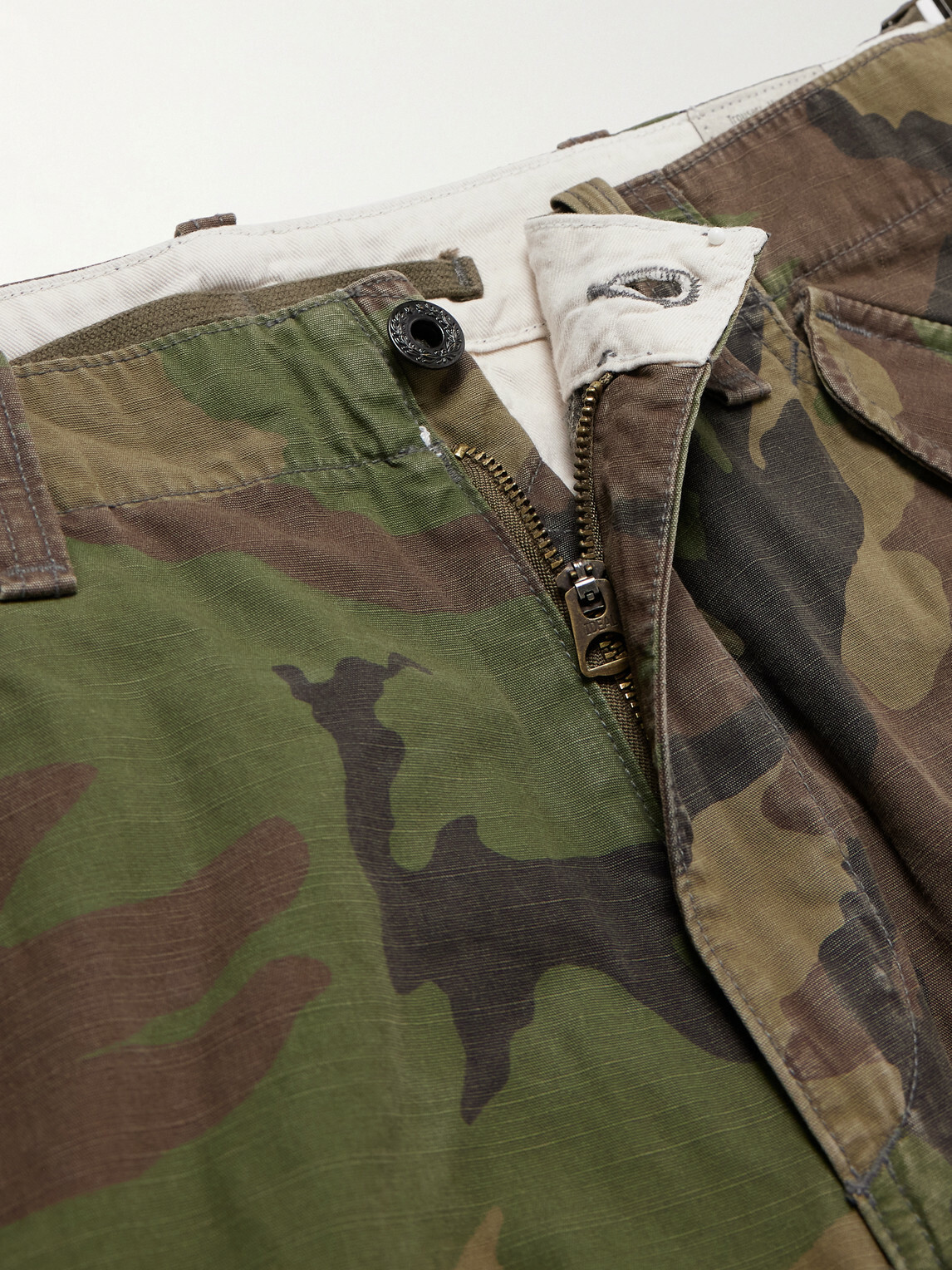 Polo Ralph Lauren - Straight-Leg Camouflage-Print Cotton-Twill Cargo Trousers - Green