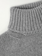 Anderson & Sheppard - Cashmere Rollneck Sweater - Gray