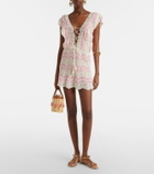 Anna Kosturova Melissa crochet cotton minidress