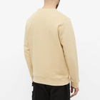 Norse Projects Men's Vagn Logo Crew Sweat in Oyster White