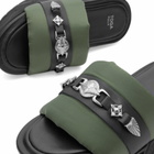 Toga Pulla Women's Platform Slider Sandals in Green