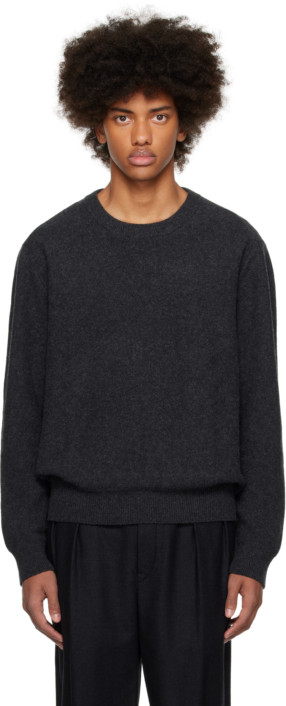 トップス LEMAIRE Crew Neck Jumper Lemaire Crew Neck Jumper | Light Moss | Canoe Club