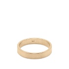 Miansai Men's 4mm 14k Gold Band Ring in Brushed Gold