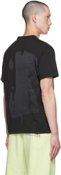 Aries Black Lasered Mega Temple T-Shirt