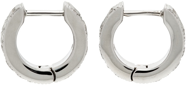 Photo: Balenciaga Silver Force Striped Earrings