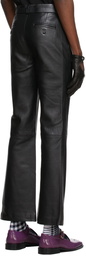 Ernest W. Baker Black Leather Pants