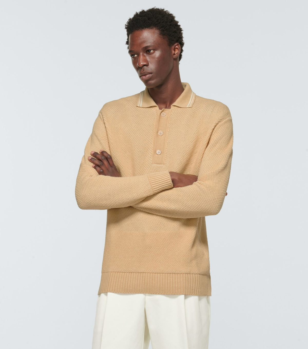 Loro Piana - Longfield linen, cotton and silk polo shirt Loro Piana