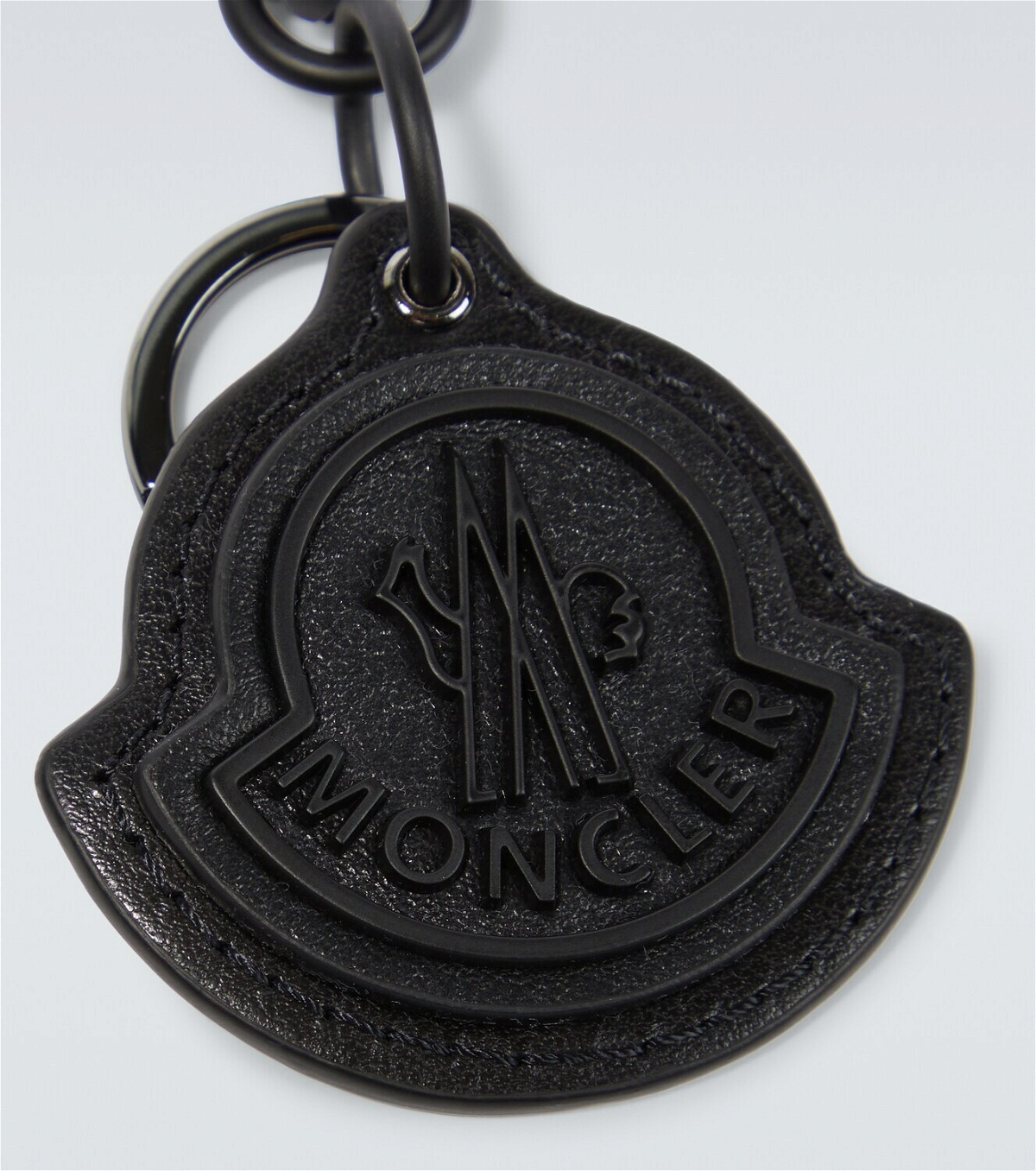 Moncler Logo leather keychain Moncler