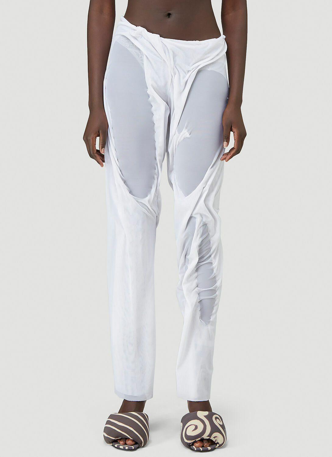 DI PETSA Wet-Look Pants