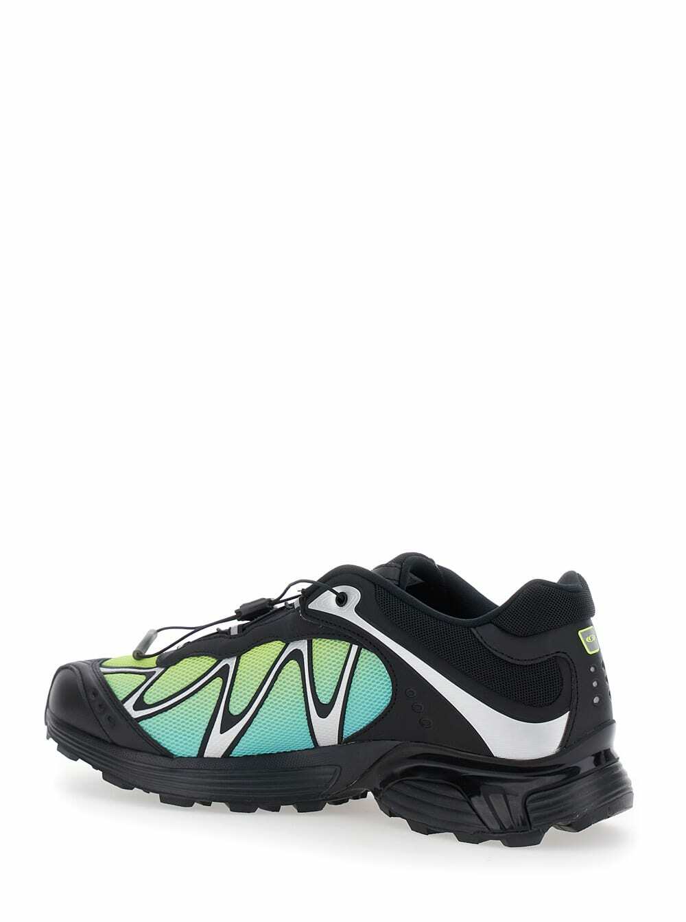 Salomon xt-whisper Black Sneakers With Printed Logo On The Side And Drawstring Closure In Fabric Unisex