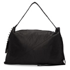 Isabel Benenato Black Leather Messenger Bag