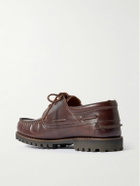 Mr P. - Leather Boat Shoes - Brown