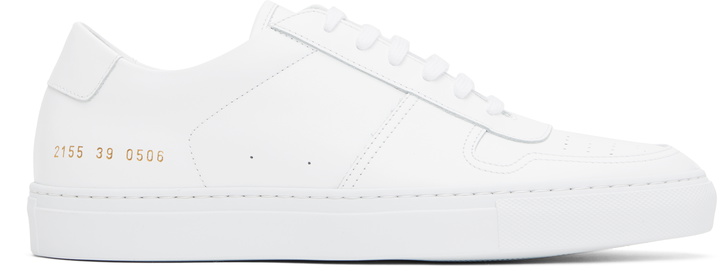 Photo: Common Projects White BBall Low Sneakers
