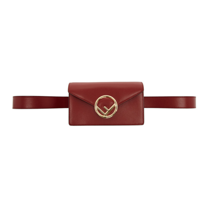 Fendi Red Logo Belt Bag Fendi