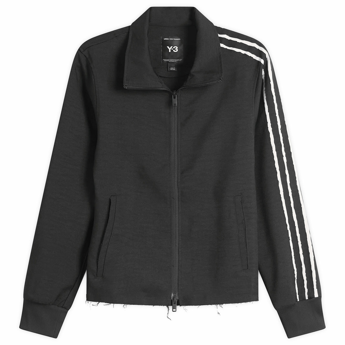 Y-3 Women's 3-Stripe Track Jacket in Black