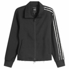 Y-3 Women's 3-Stripe Track Jacket in Black