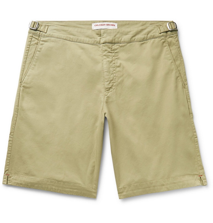 Photo: Orlebar Brown - Dane II Cotton-Blend Twill Shorts - Neutrals