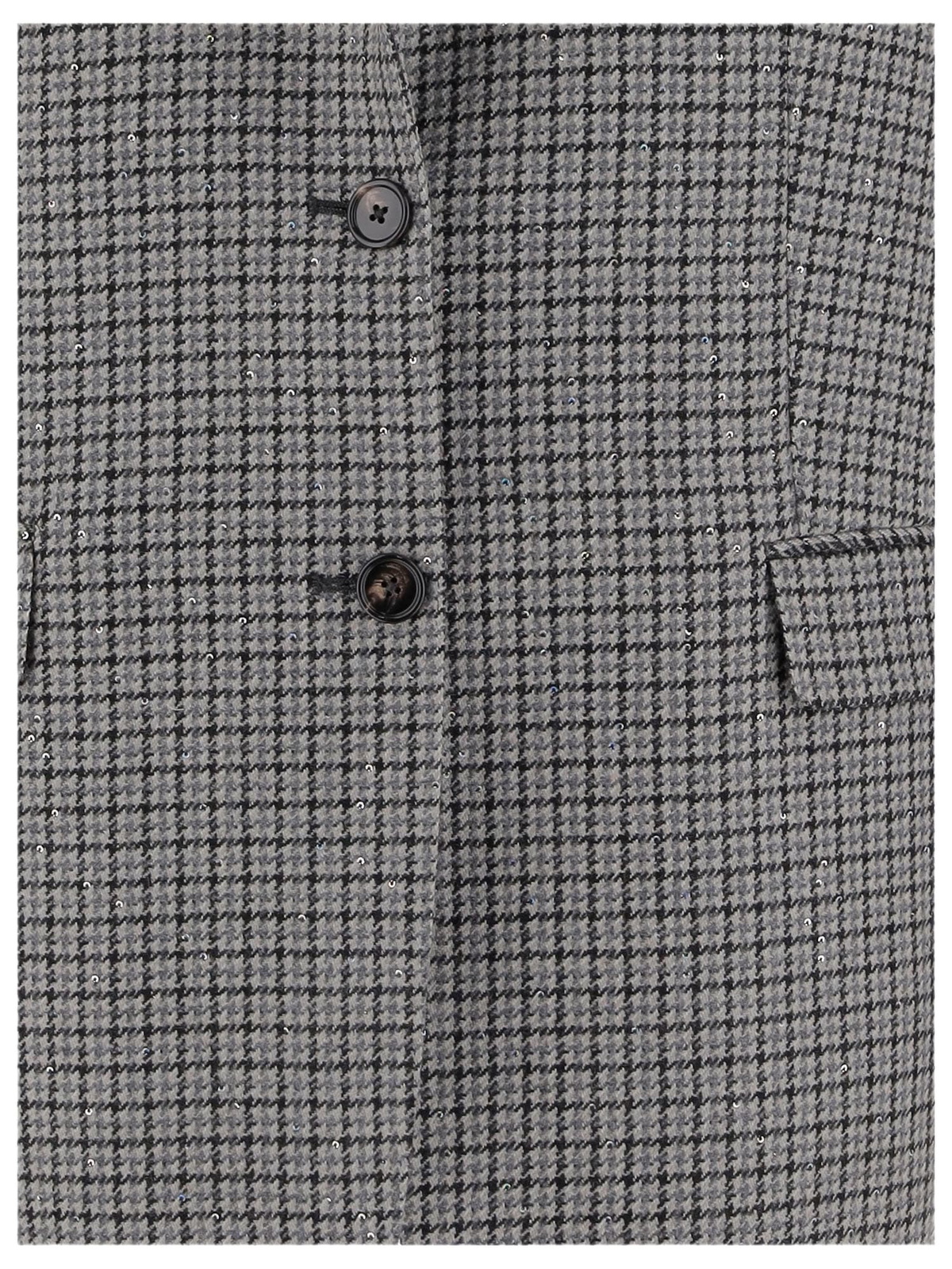 Tagliatore Long Houndstooth Two-button Jacket