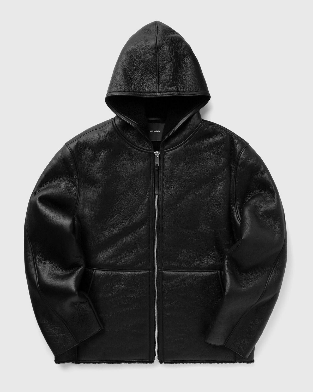 Axel Arigato Angus Shearling Jacket Black Bomber Jackets