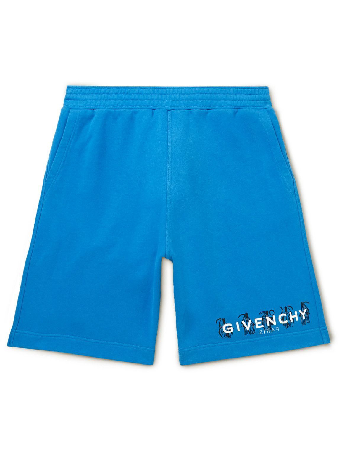 Givenchy - Josh Smith Logo-Print Cotton-Jersey T-Shirt - Blue Givenchy