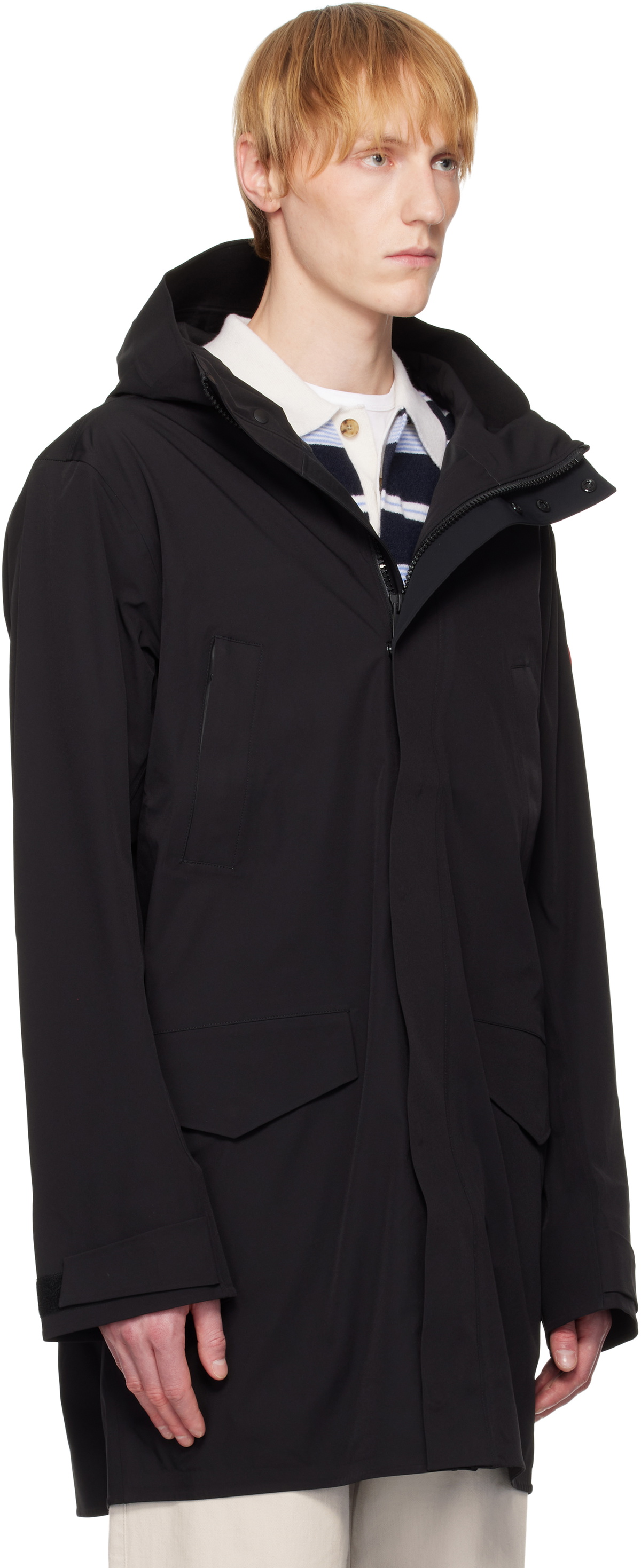 Canada Goose Black Barclay Rain Coat