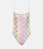 Missoni Zigzag open-back swimsuit