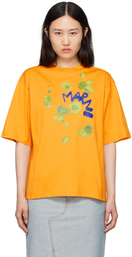 Photo: Marni Yellow Dripping Flower T-Shirt
