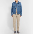 Berluti - Slim-Fit Stretch Linen and Cotton-Blend Jacket - Men - Blue