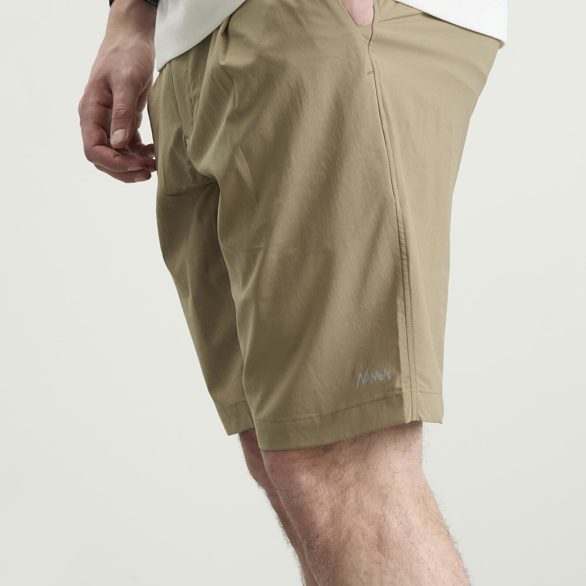 NANGA Men's PLC Excursion Shorts in Khaki