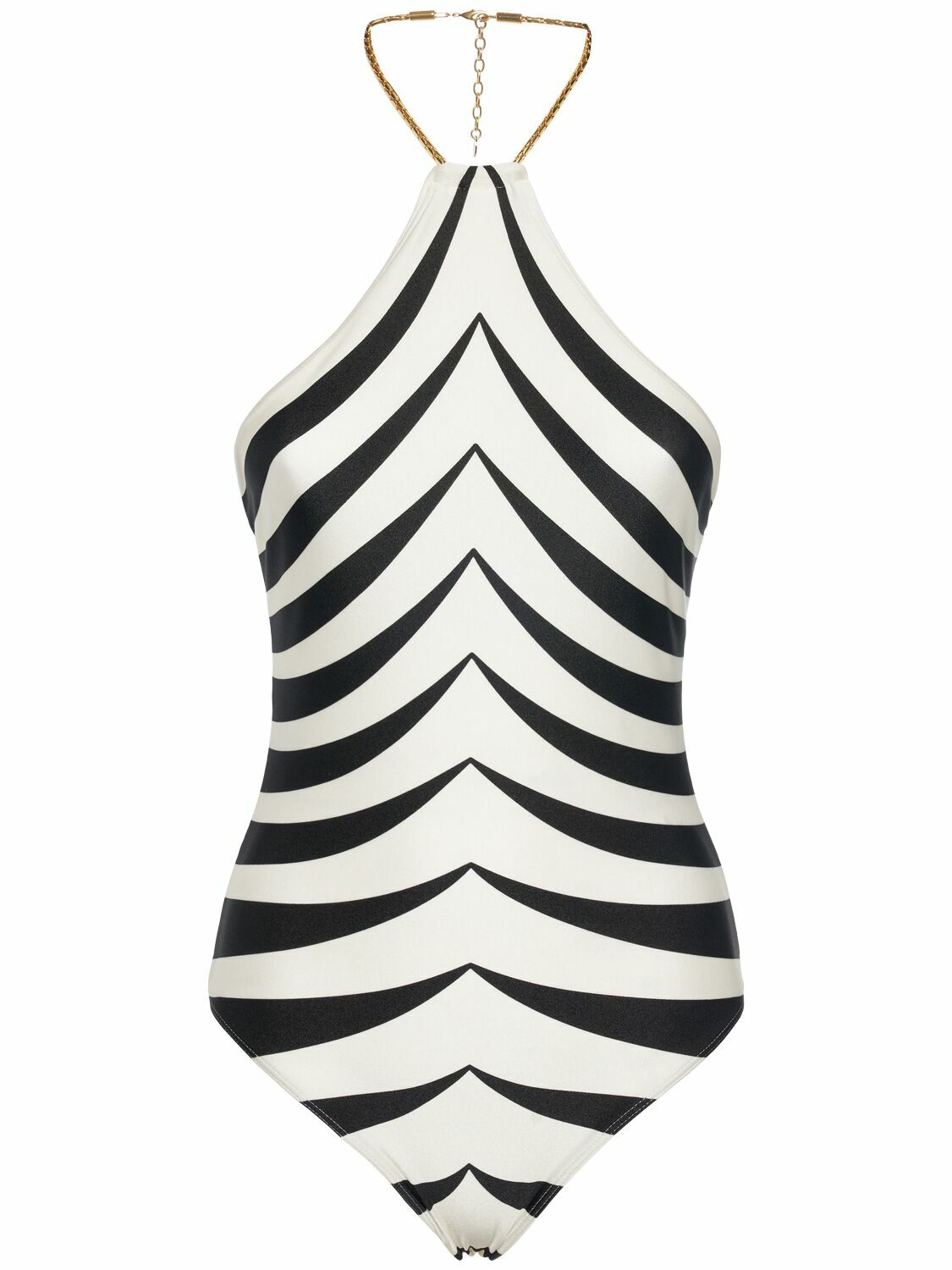 TOM FORD Printed Jersey One Piece Swimsuit