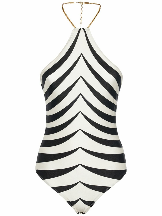 Photo: TOM FORD Printed Jersey One Piece Swimsuit