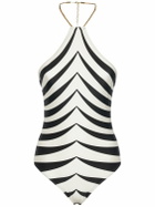 TOM FORD Printed Jersey One Piece Swimsuit