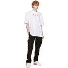 Off-White White and Blue Marker T-Shirt