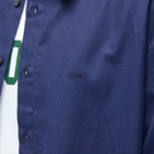 A.P.C. Men's Vincent Logo Flannel Shirt in Dark Navy