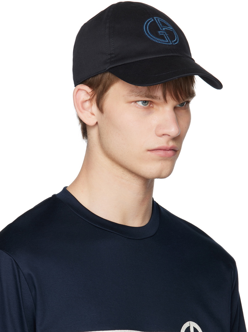 Giorgio Armani Navy Logo Cap