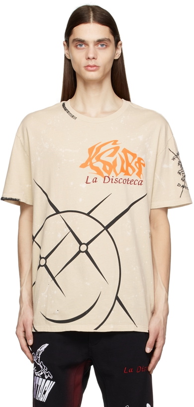 Photo: Ksubi Beige Kustom Discoteca Biggie T-Shirt