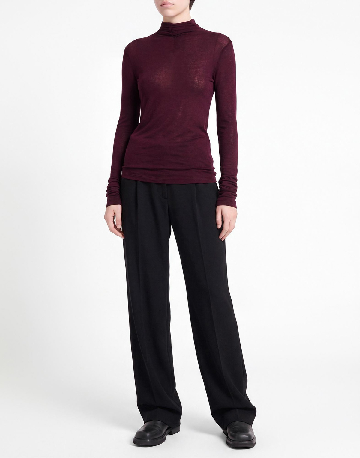 Manila Grace Womens Sweater Plum