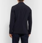 Loro Piana - Jersey-Trimmed Storm System Shell Blazer - Blue