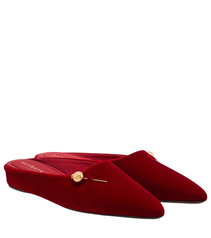 Photo: Herbert Levine Sleep On It velvet mules