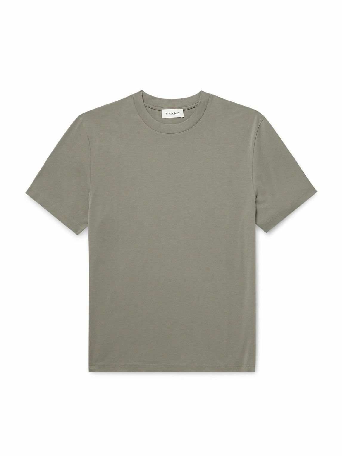 FRAME - Supima Cotton-Jersey T-Shirt - Green