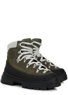Canada Goose Journey Leather Ankle Boots Khaki