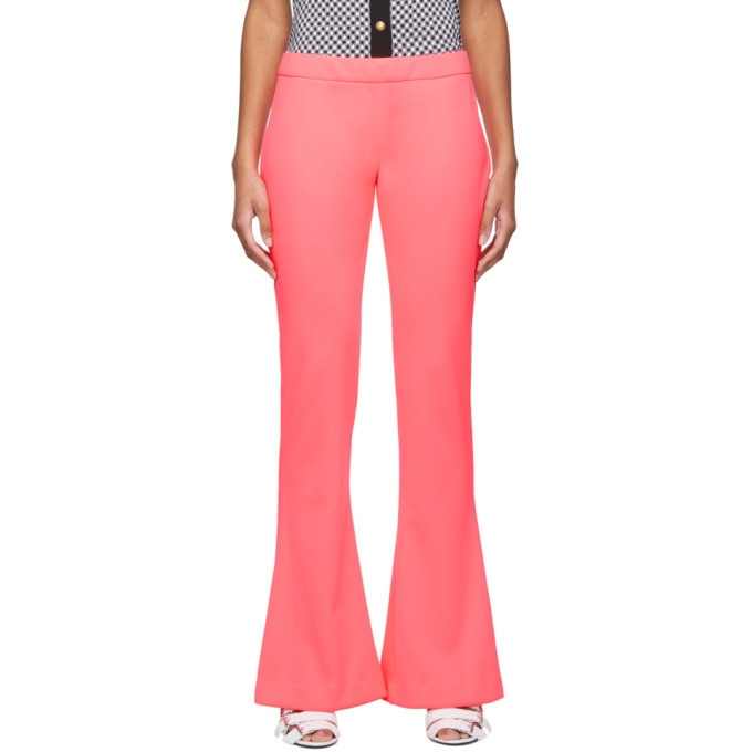 Balmain Pink Bootcut Trousers Balmain