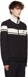 Sergio Tacchini Black Polyester Track Jacket