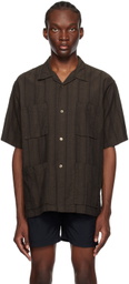Pilgrim Surf + Supply Brown Amedeo Shirt