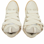 Lanvin Men's Curb Sneakers in Chalk