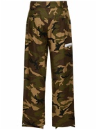 PALM ANGELS Tailored Camouflage Cotton Workpants