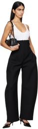 ALAÏA Black Round Corset Trousers