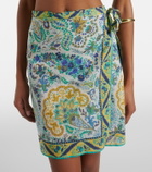 Etro Floral cotton beach cover-up